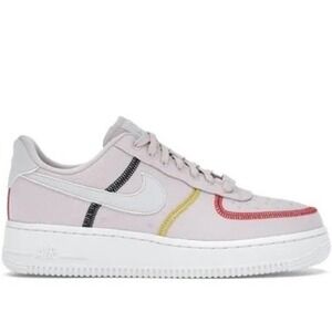 Nike Air Force 1 '07 LX Stitched Canvas Siltstone Red Women's 6.5 CK6572-600